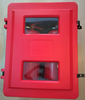 Kotak pemadam api kabinet plastik merah untuk alat pemadam api berganda, saiz 715x540x270mm