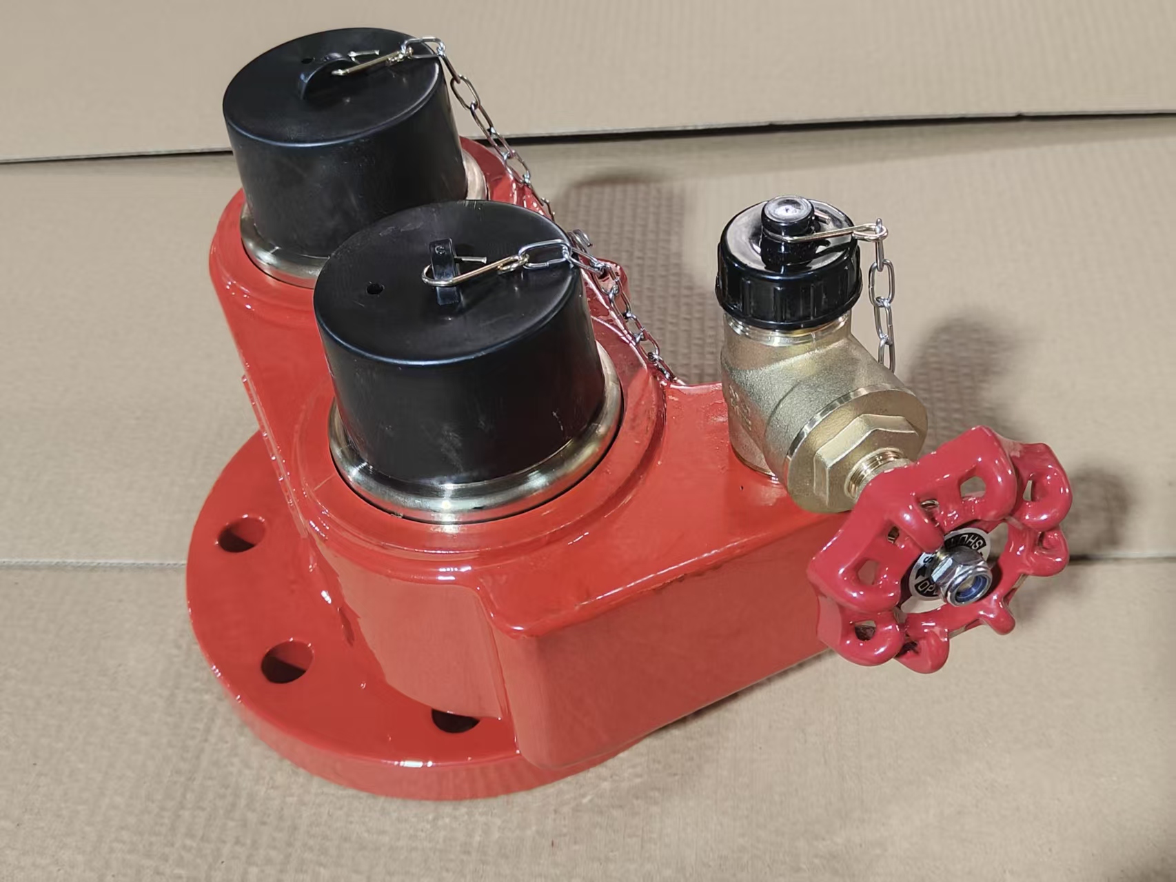 2 Hala Memecah Masuk dan Keluar Dengan Injap Pendaratan Api Untuk Pusat Beli-belah