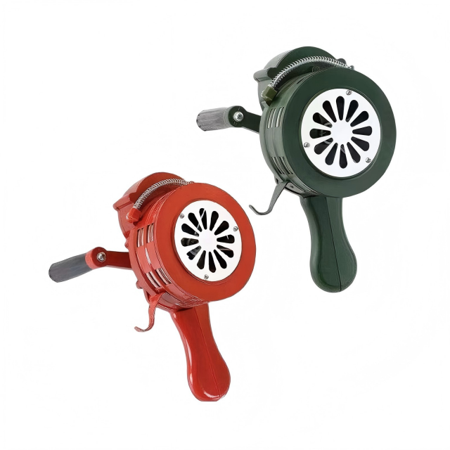 Penggera Keselamatan Dikendalikan Manual Pegang Tangan Aloi Aluminium 