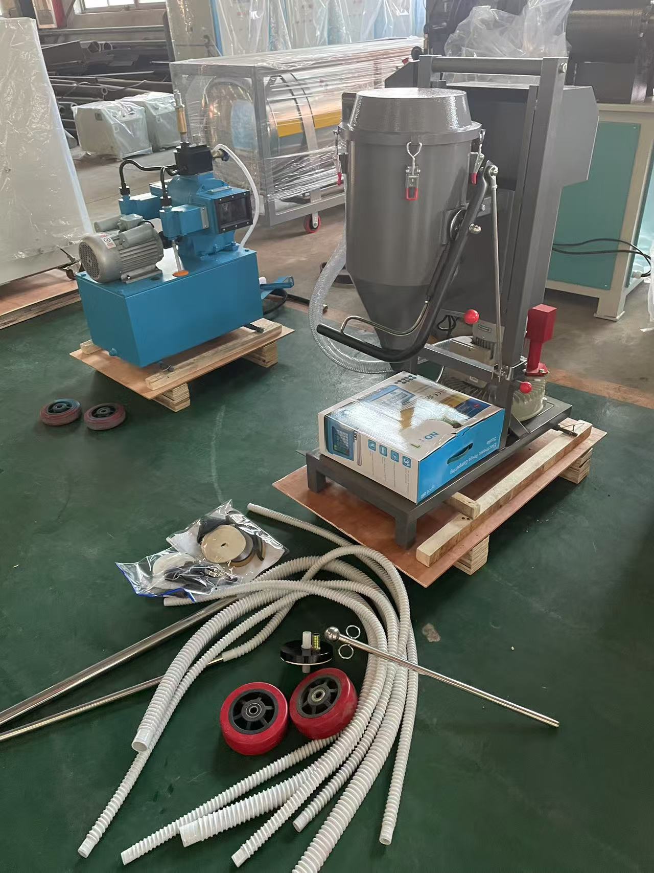 Pengisi serbuk kering separa automatik