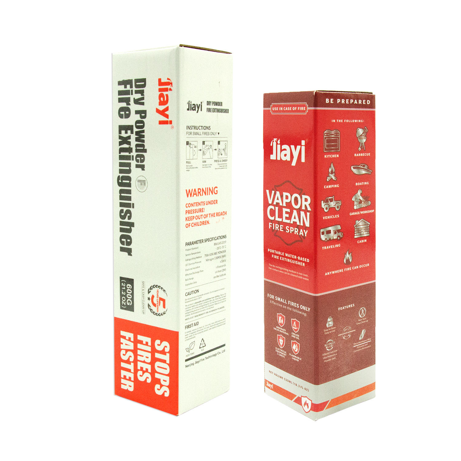 Pemadam api berasaskan air yang dipasang kenderaan untuk dapur dan kereta