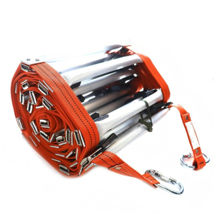 Tali Keselamatan Jualan Panas Lipat Ladder Fire Escape Roll Kecemasan Penyelamat Kecemasan Aluminium Ladder