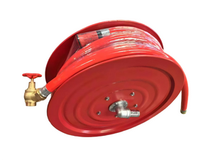 DN19 30m Gaya Saudi Swing Fire Hose Reel Dengan Kabinet