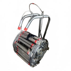 Tangga melarikan diri kebakaran menjimatkan ruang, pelepasan cepat, keselamatan yang boleh dipercayai